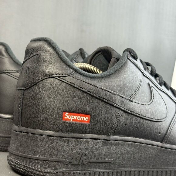Supreme x Nike Air Force 1 Low \'Box Logo - Black\' sneaker shoes men\'s size 12 main image 12
